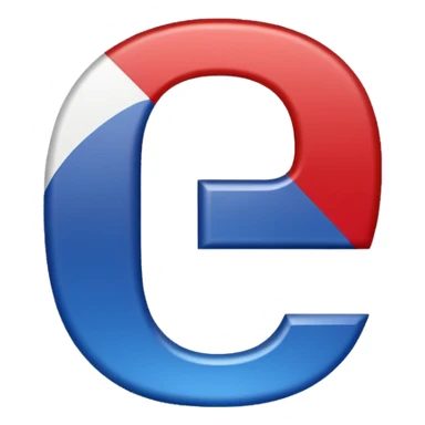 C LETTER USA LOGO  sticker
