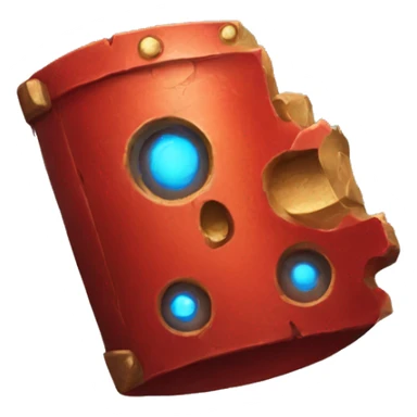 a red magical artifact sticker