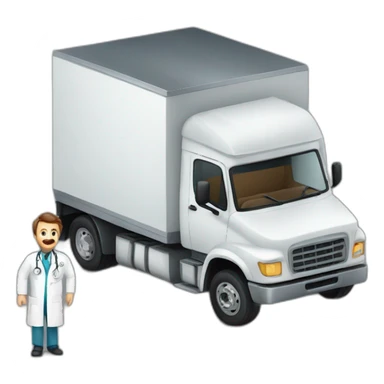 doctor house huge lorry sticker