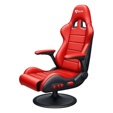 gamer seat red sticker