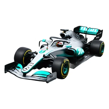 mercedes f1 w11 car sticker