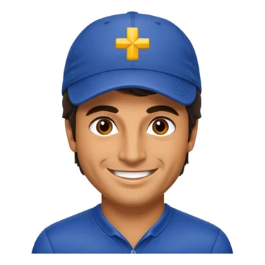 Carlos Sainz, red bull  F1 driver. not wear a hat. sticker