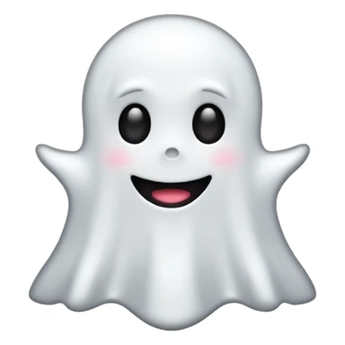 Snapchat ghost logo emoji style 3 sticker