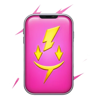 pink high voltage sticker