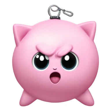 Jigglypuff punching bag sticker