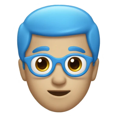 Heart-blizzard-blue-color sticker