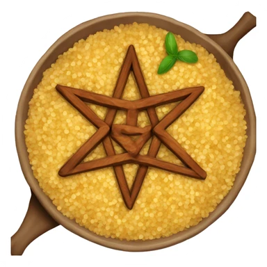 Moroccan couscous dish sticker