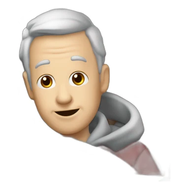 Père Noël avec une voiture sticker