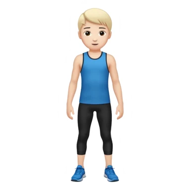 boy in leggings sticker