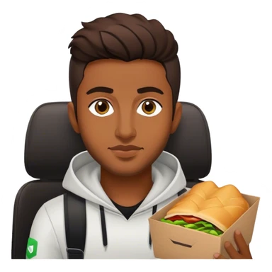 Amir uber eats driver sticker