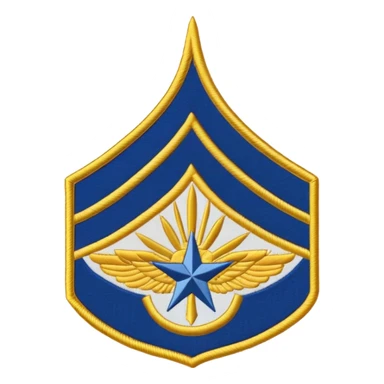 AFJROTC Cadet Airman rank insignia sticker