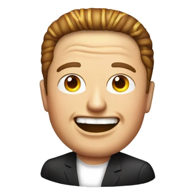 Elon musk as a burger sticker