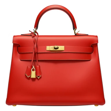 hermes kelly bag bright red sticker
