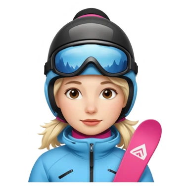 Woman Skiing, Background Matterhorn sticker