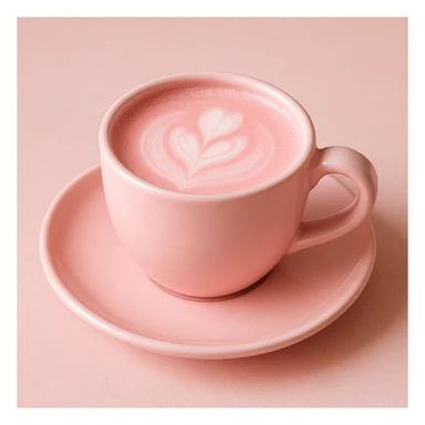 light pink coffee, variation 2 sticker