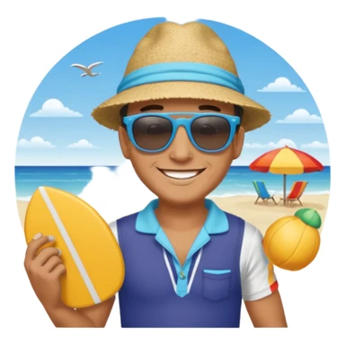 Nah çeken adam sticker