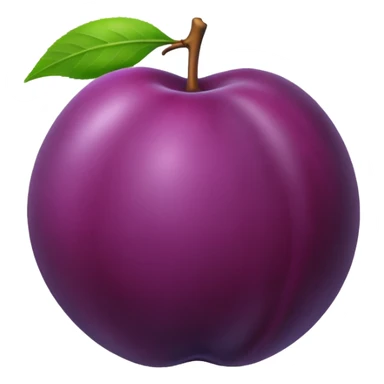 Plum sticker