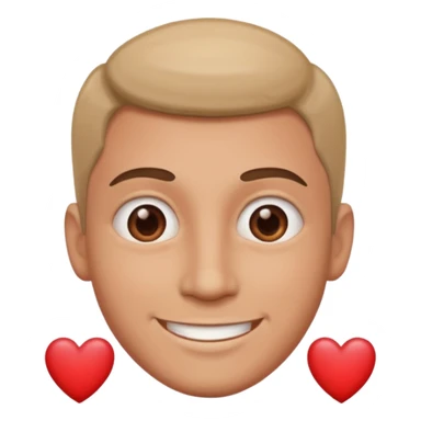 Ninja ojos de corazónes hombre sticker