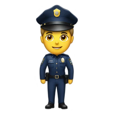 Policier en tutu sticker