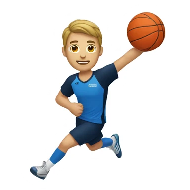 handball player sticker
