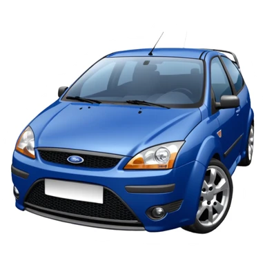 2005 dark blue ford focus st sticker