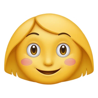 Profile smilie side eyed one eye sticker