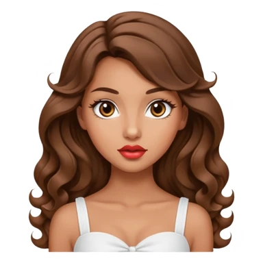 Megan fox, fashion model Beautiful woman model adult   large breasts  with monolid narrow eyes tan skin, full cupids bow lips  long curled brunette hair model white  top gorgeous  sticker