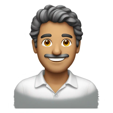 Smiling Italian man sticker