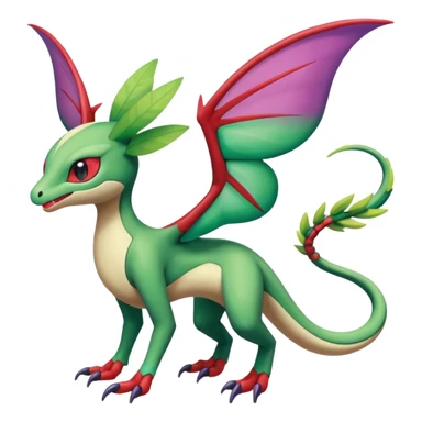 Meloetta-Flygon-Noivern-Pokémon-Fakémon-creature sticker