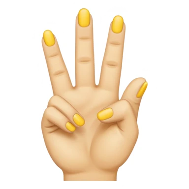 😊this emoji with two middle fingers on each side sticker