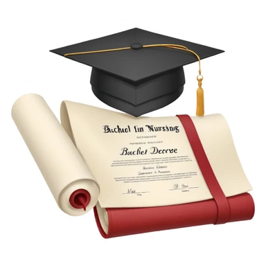 bachelor's degree in nursing sticker