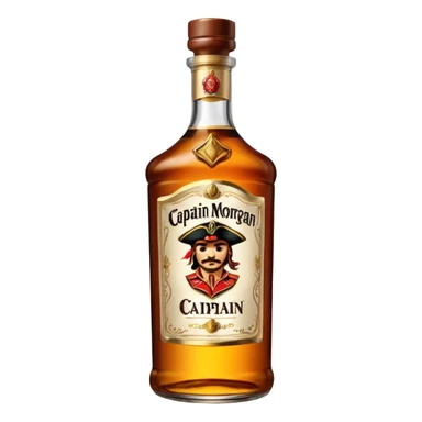 Bouteille de Captain Morgan sticker