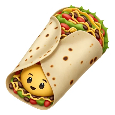 Bean burrito sticker