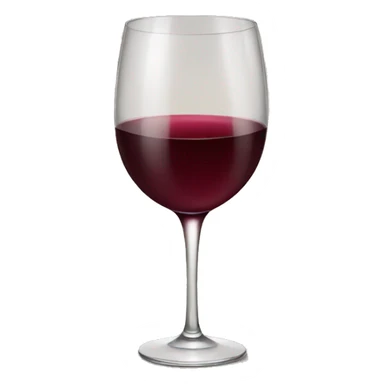 glass of red wine sticker