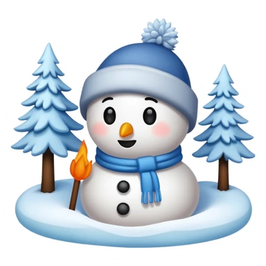winter themed sticker