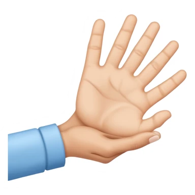 make it the exact hex color of A8F2F9, the last picture the handshake emoji. make it both look like an actual hand with 5 fingers sticker