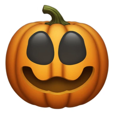 jackolantern with a mustache sticker
