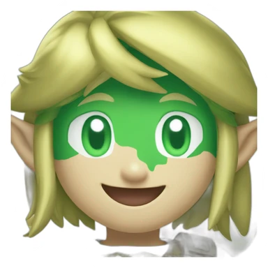 the legend of zelda-link-laughing sticker