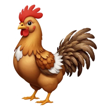 chicken spinning in a dance sticker