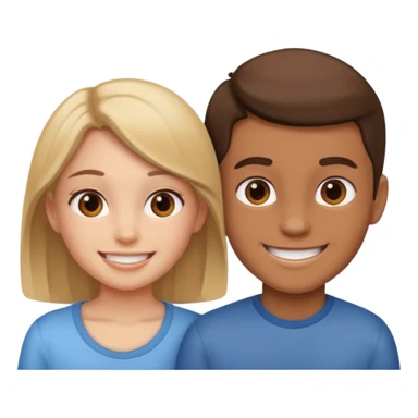 Girl besti and boy bestie  sticker