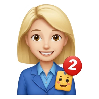 a fun loved shopping assistant sticker