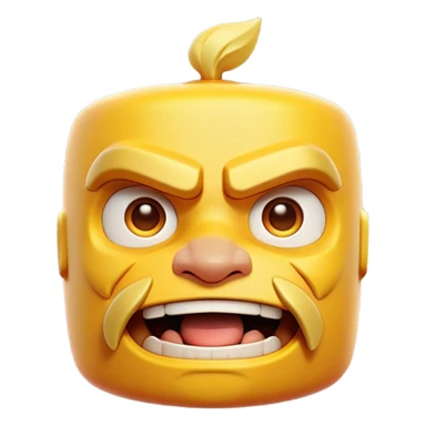 Clash of Clans aesthetic: Cinematic Playful Game Boy Portrait Emoji, rendered in a 3D vector-style similar to standard emojis with minimal shading and bold, simplified shapes. A compact, distinct form with signature details, softly glowing with a nostalgic gaming charm. Simplified yet unmistakably iconic, highly detailed and consistent, glowing with a soft radiance and high shine. Stylized with a touch of retro gaming magic and a soft glowing outline, capturing the essence of a beloved gaming relic with a friendly, playful manner! sticker