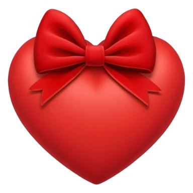 heart with a velvet bow sticker