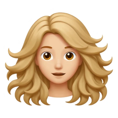 Hair flipping  sticker