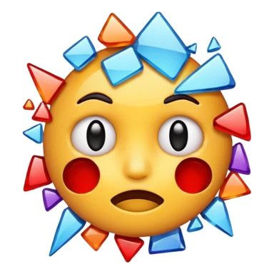 Broken emoji sticker