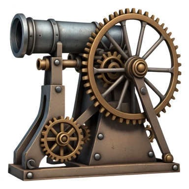 Crank double barrel musket turret sticker