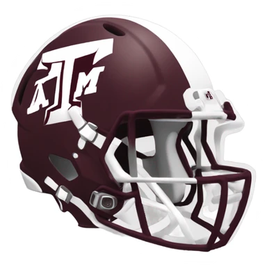 Texas A&M football helmet sticker