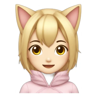 neko girl sticker