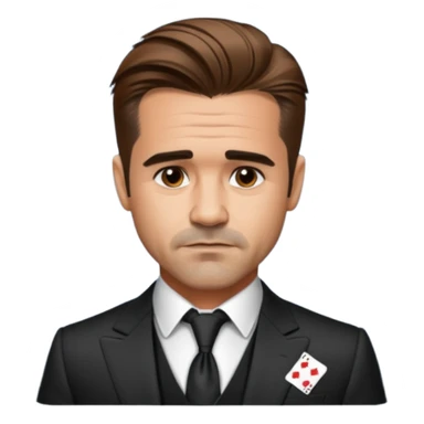 colin farrell gambling sticker