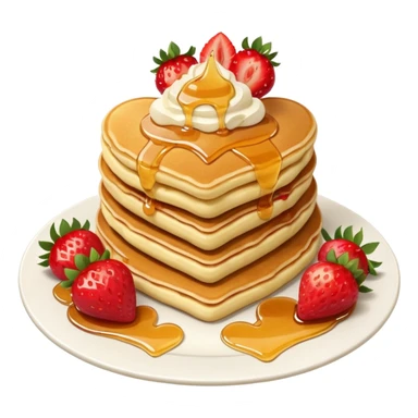 valentine pancakes sticker
